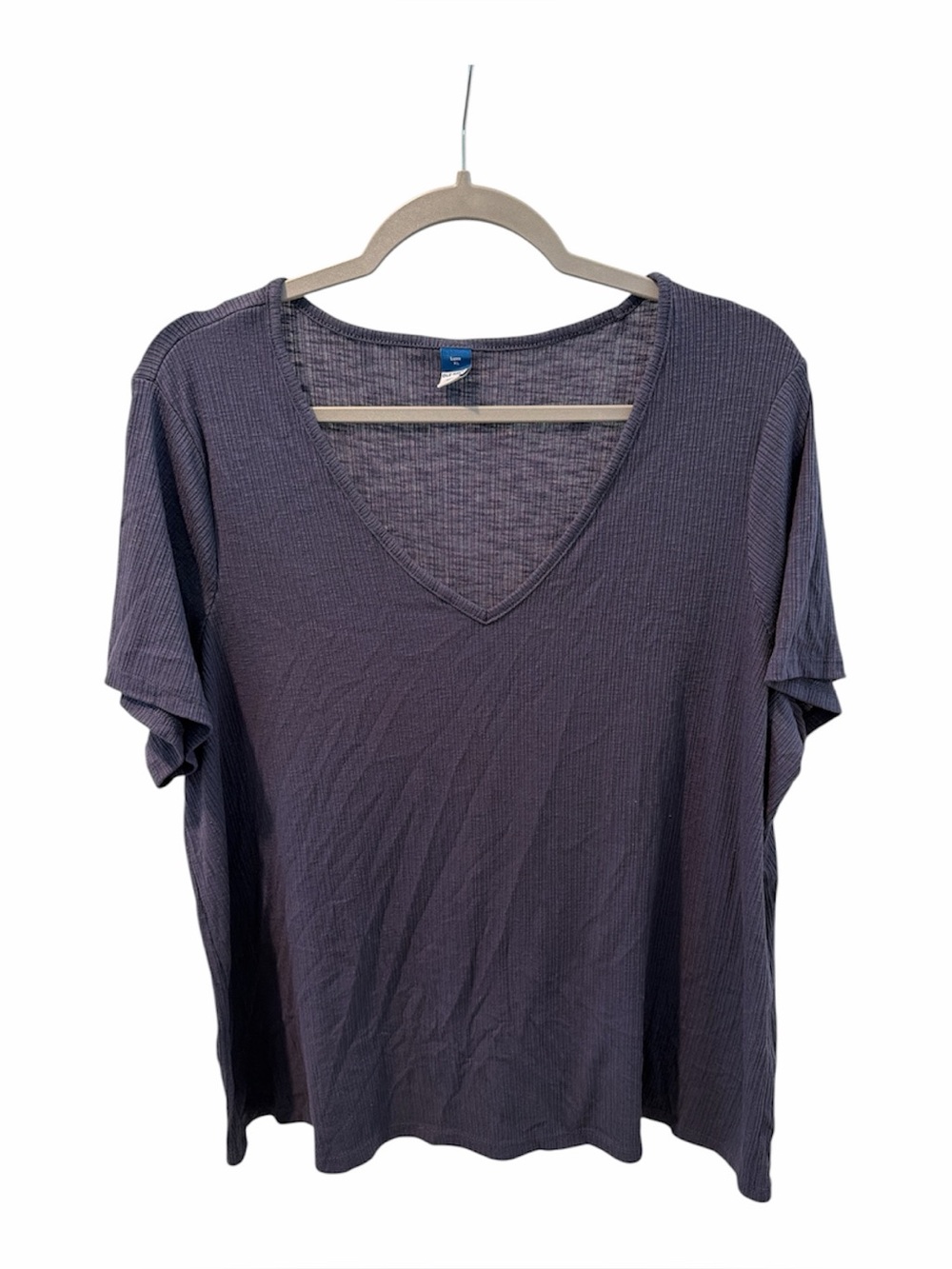 OLD NAVY Luxe Blue V Neck Tee size XL
